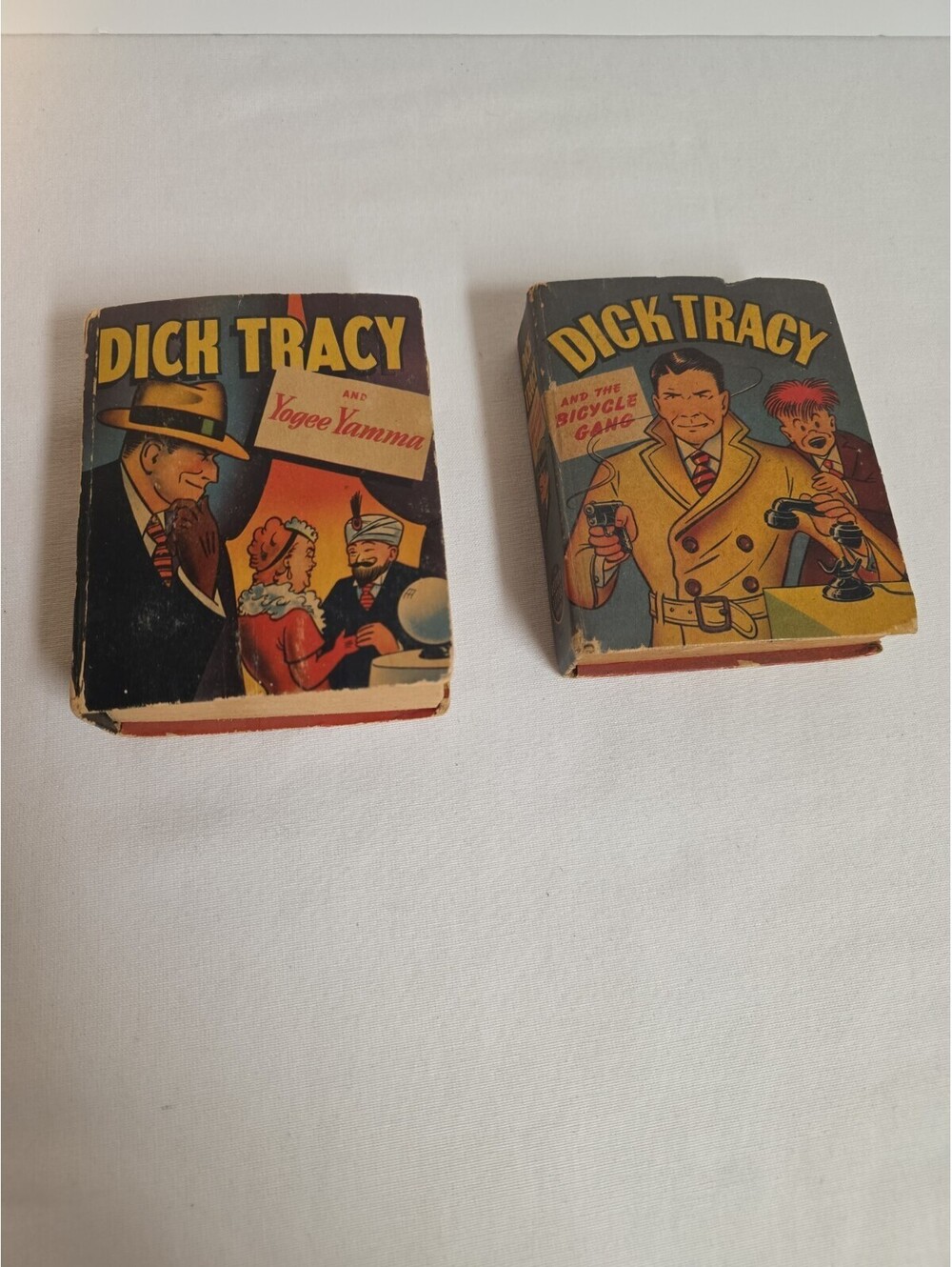 2 Vintage Dick Tracy Big Little Books, Yogee Yamma & The Bicycle Gang